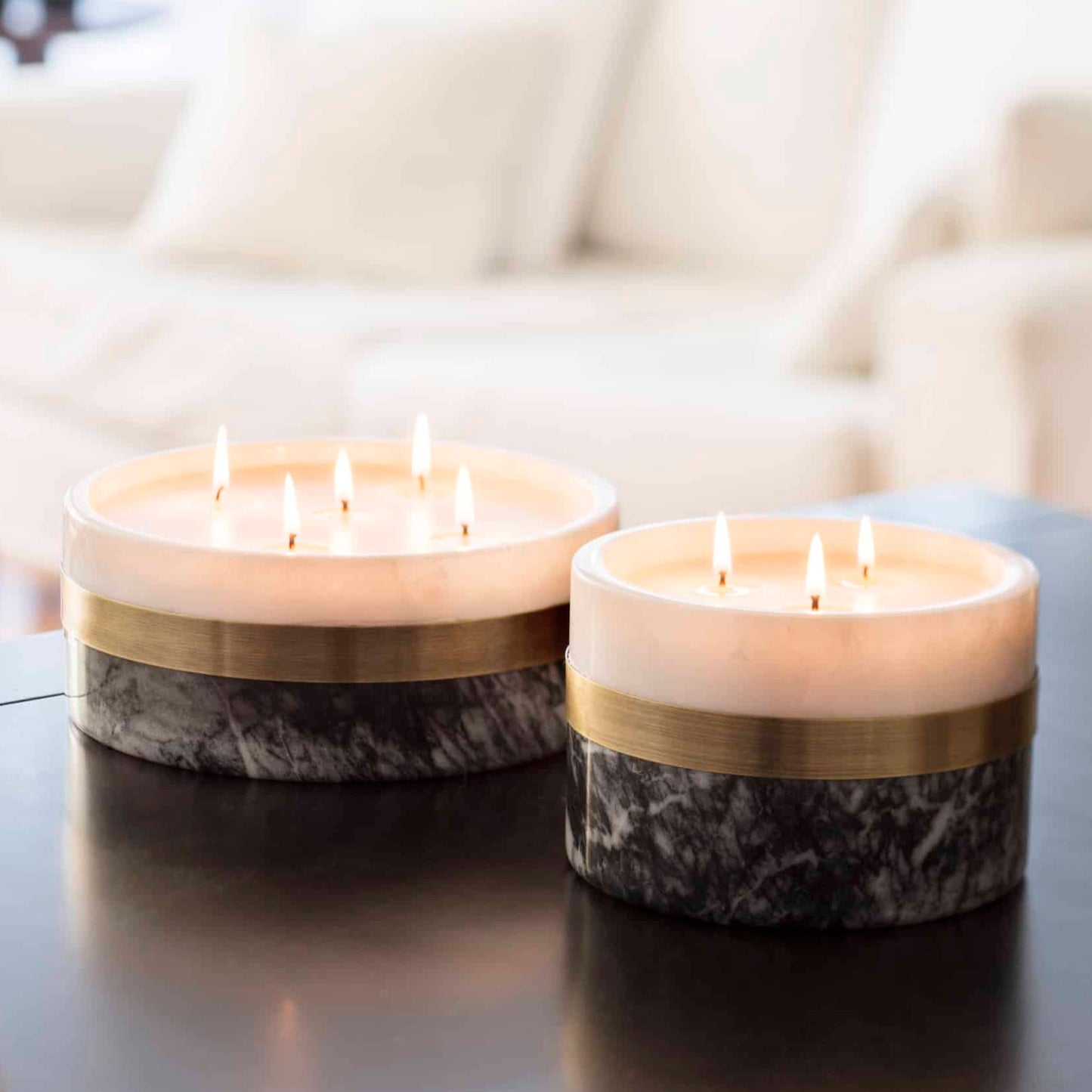 Scented Candle in Marble