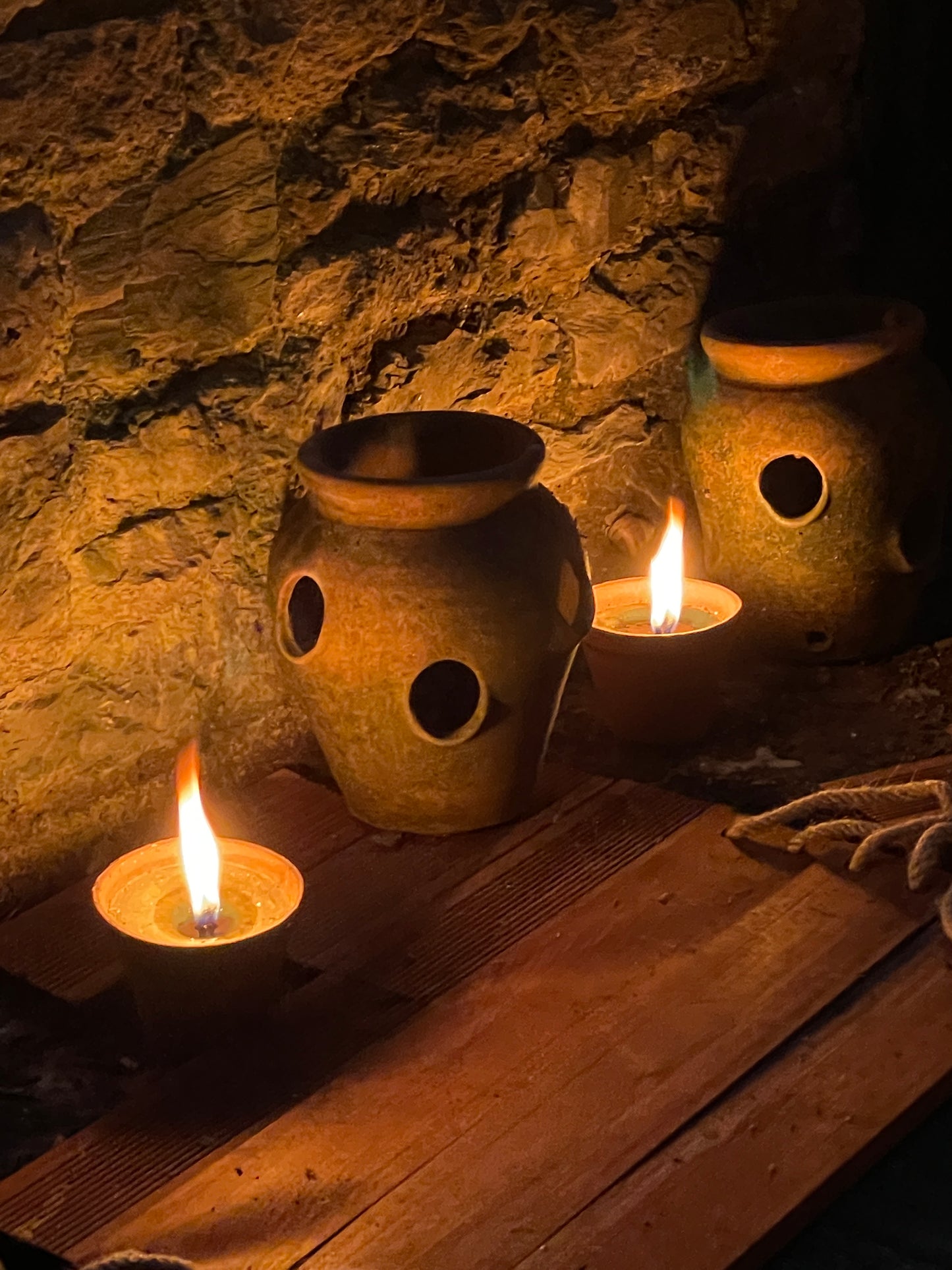 Citronella Scented Candle in Earthen Pot