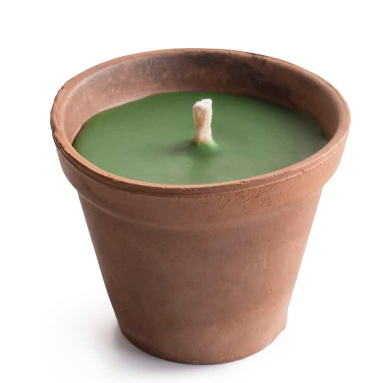 Citronella Scented Candle in Earthen Pot