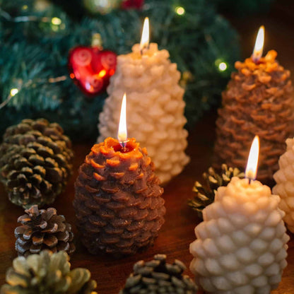 Pine Cone Candles - Large