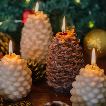 Pine Cone Candles