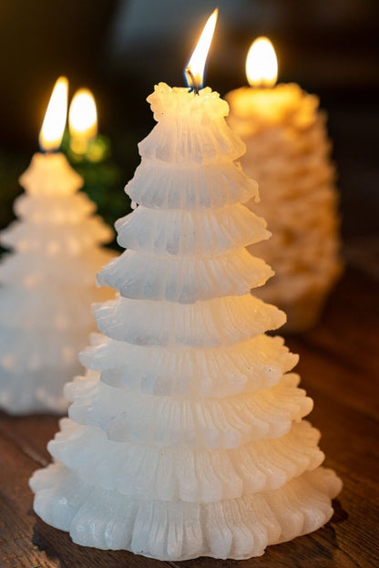 Pine Tree Candles - Ivory