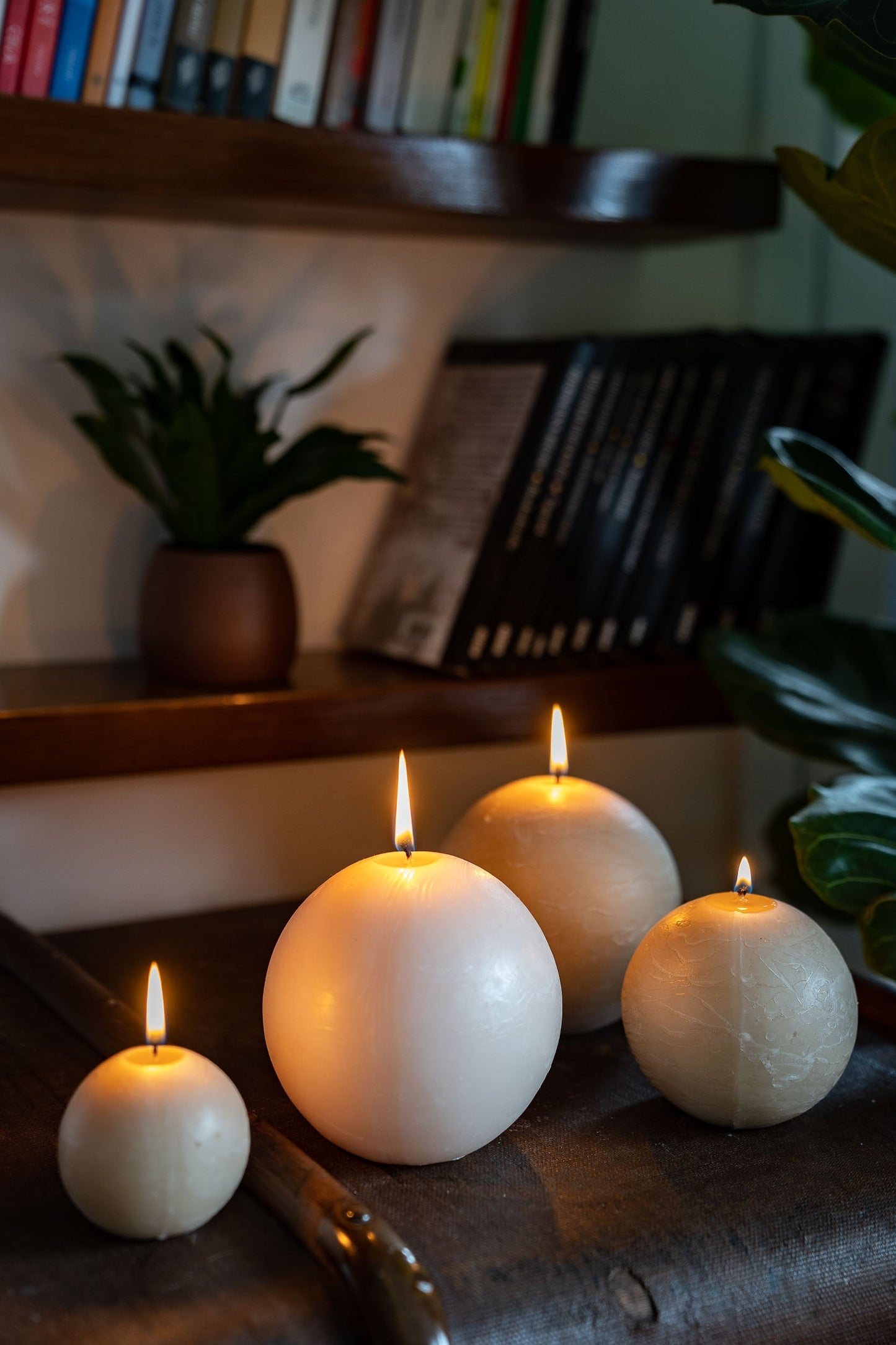 Ball Candles - Ivory