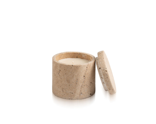Scented Candle in Marble Jar