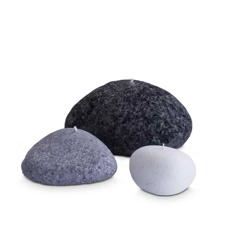 Pebble Stone Candles