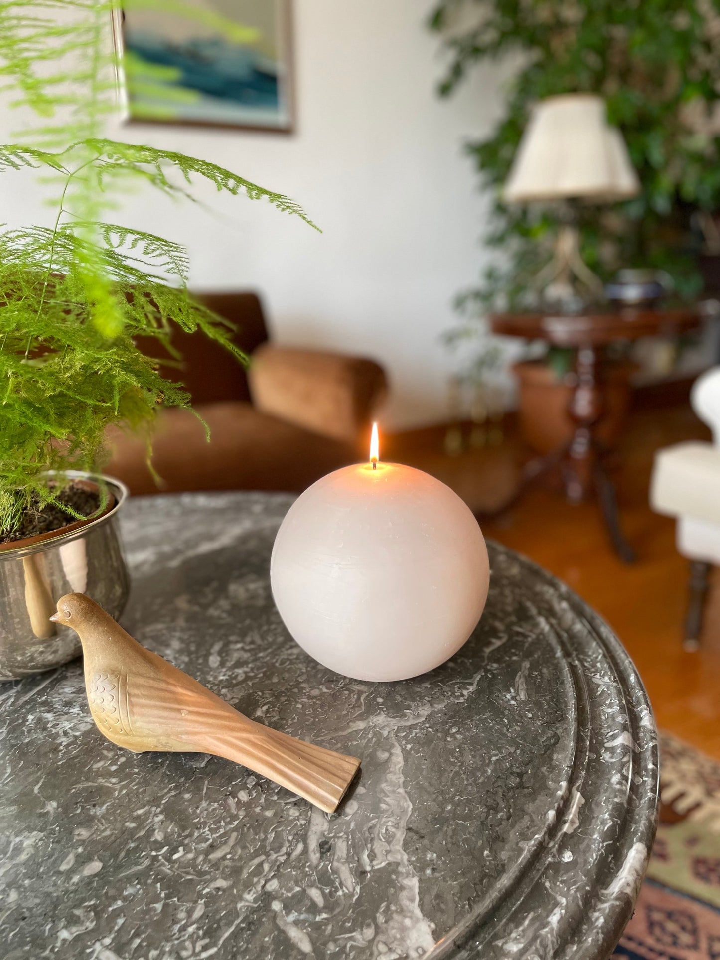 Ball Candles - Ivory