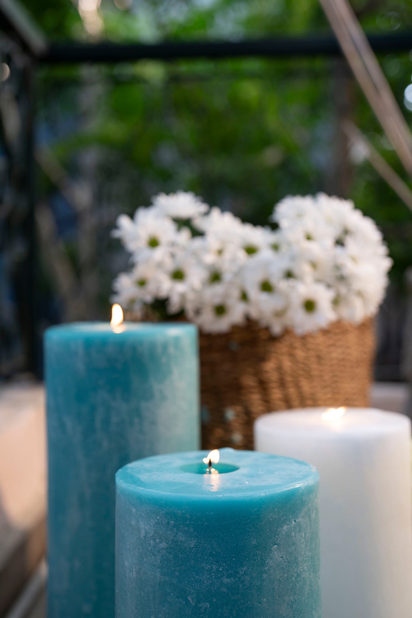 Turquoise Candles