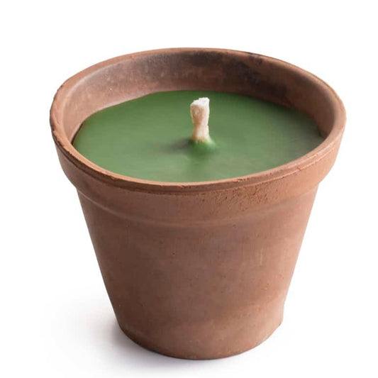 Citronella Scented Candle in Earthen Pot